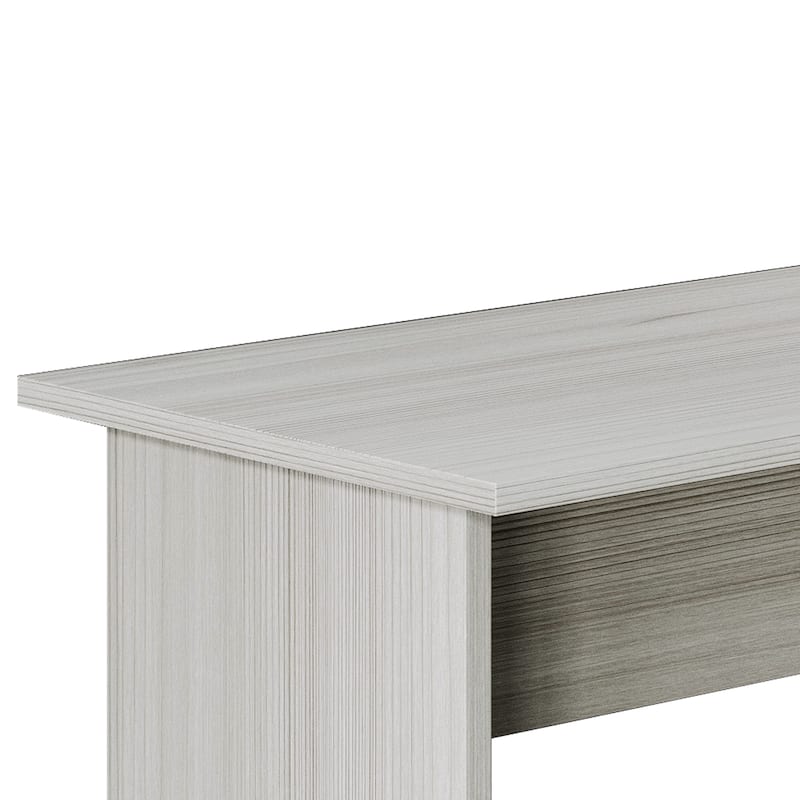 CraftPorch Contemporary L-Shape Writing Desk with Cabinet