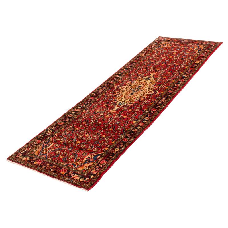 ECARPETGALLERY Hand-knotted Anadol Red Wool Rug - 3'1 x 10'1