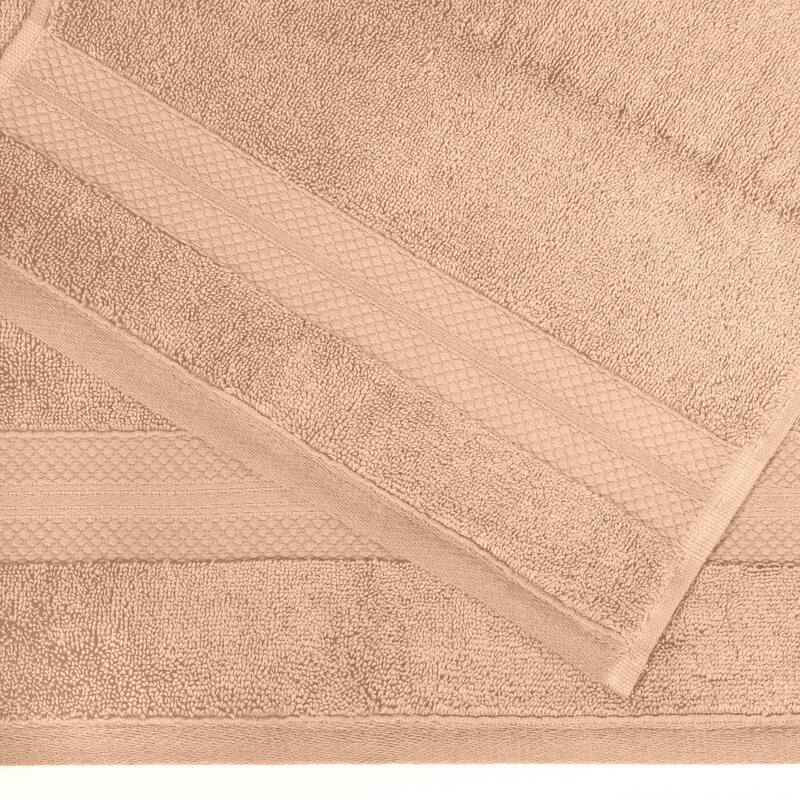 Superior Turkish Cotton Solid Heavyweight Face Towel Set of 12