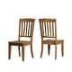 preview thumbnail 9 of 18, Eleanor Black Farmhouse Trestle Base Slat Back 6-piece Dining Set by iNSPIRE Q Classic Antique Black Table - Oak Chairs and Bench