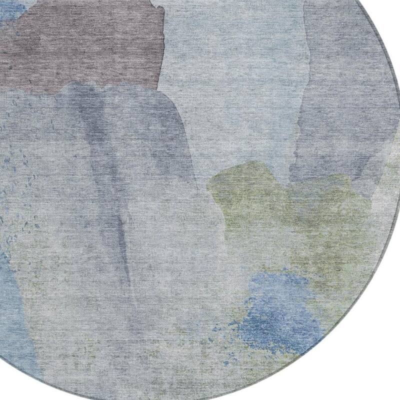 HomeRoots Abstract Transitional Rectangle Outdoor Rug