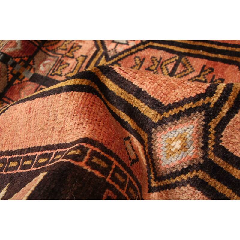 ECARPETGALLERY Hand-knotted Melis Vintage Copper Wool Rug - 4'9 x 7'11