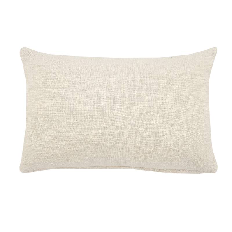 Solid Decorative Diamond Tufted Cotton Throw Pillow