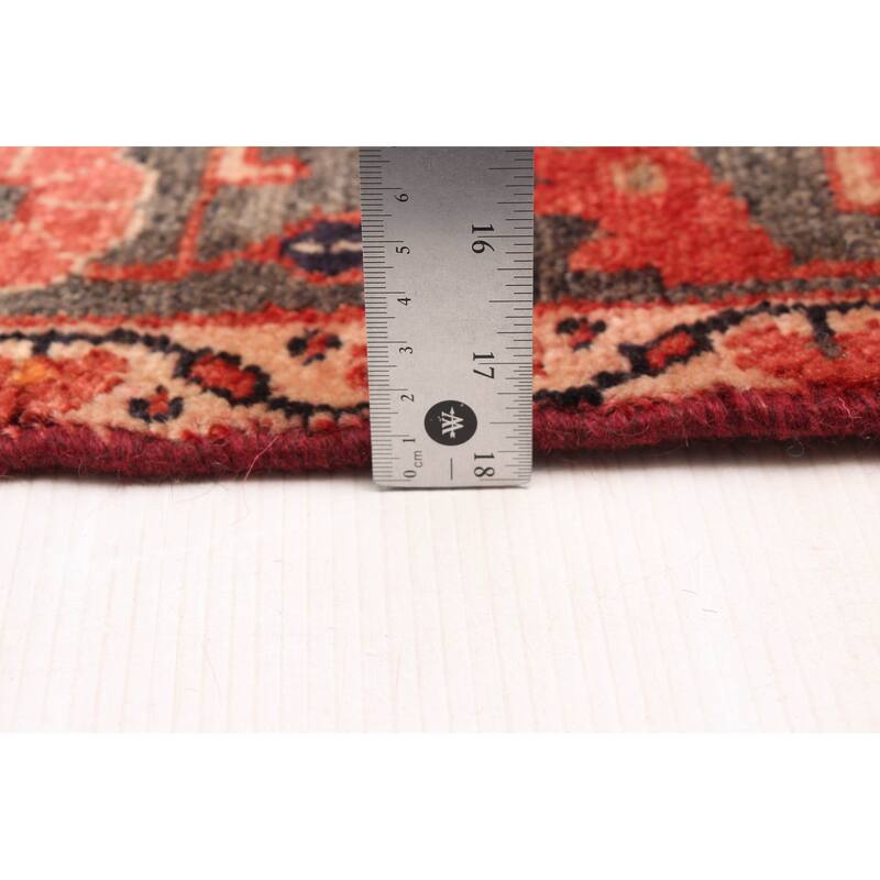 ECARPETGALLERY Hand-knotted Melis Vintage Red Wool Rug - 4'9 x 8'10