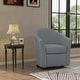 preview thumbnail 88 of 92, Modern Upholstered Swivel Barrel Chair Living Room Accent Chair