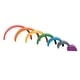preview thumbnail 6 of 7, TickiT Wooden Rainbow Architect Arches - Set of 7