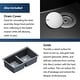 preview thumbnail 10 of 14, Karran QUWS-880 Undermount 32-1/2 in. Double Equal 50/50 Bowl Workstation Kitchen Sink