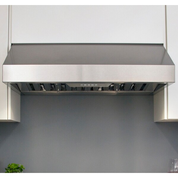 Miseno MH70130AS 290 - 750 CFM 30" Stainless Steel Under Cabinet Range with Baffle Filters and Dual Halogen Lighting System