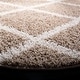 preview thumbnail 59 of 67, SAFAVIEH New York Shag Friedliese Trellis 1.2-inch Thick Rug