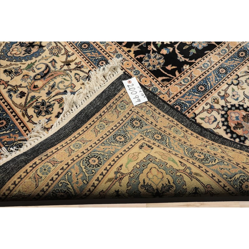 11'11''x18'6'' Hand Knotted Wool Black Pak Perzian 300 KPSI Rug - 11' 11'' x 18' 6''