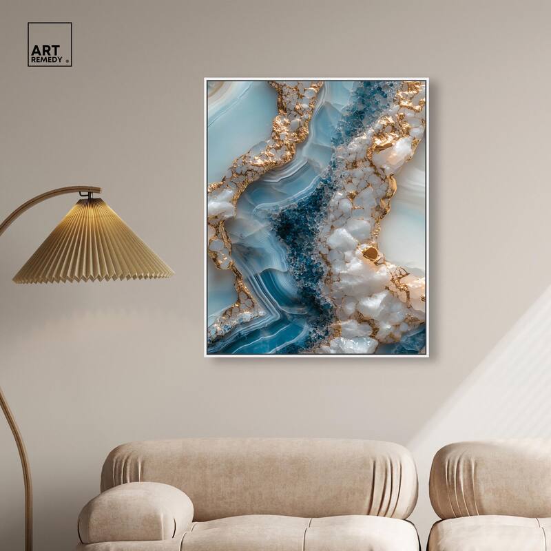 Lapis River Canvas by Art Remedy