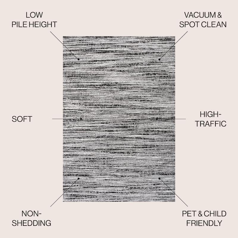 JONATHAN Y Slant Modern Strie' Area Rug