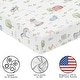 preview thumbnail 5 of 4, Sweet Jojo Designs Farm Animals Boy or Girl Gender Neutral Unisex Muslin 100% Cotton Fitted Crib Sheet - Farmhouse Barn Horse
