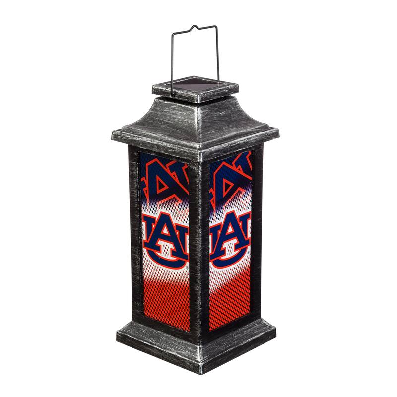 Auburn University 10 in. Indoor/Outdoor Solar LED Garden Lantern