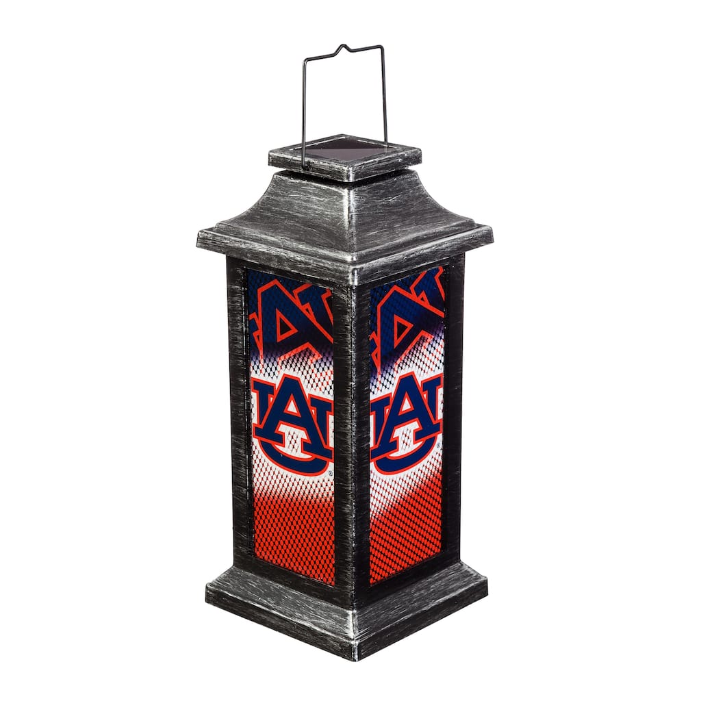 Auburn University 10 in. Indoor/Outdoor Solar LED Garden Lantern