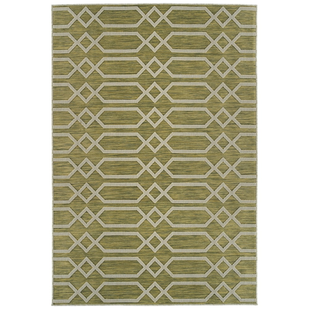 Kaleen Cove Collection Indoor Outdoor Polypropylene Area Rug