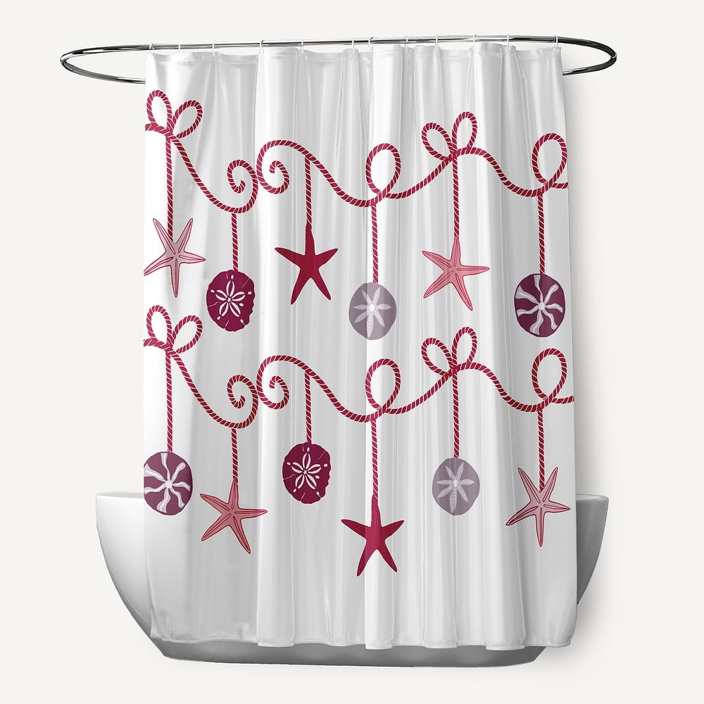 Sea Ornaments Shower Curtain