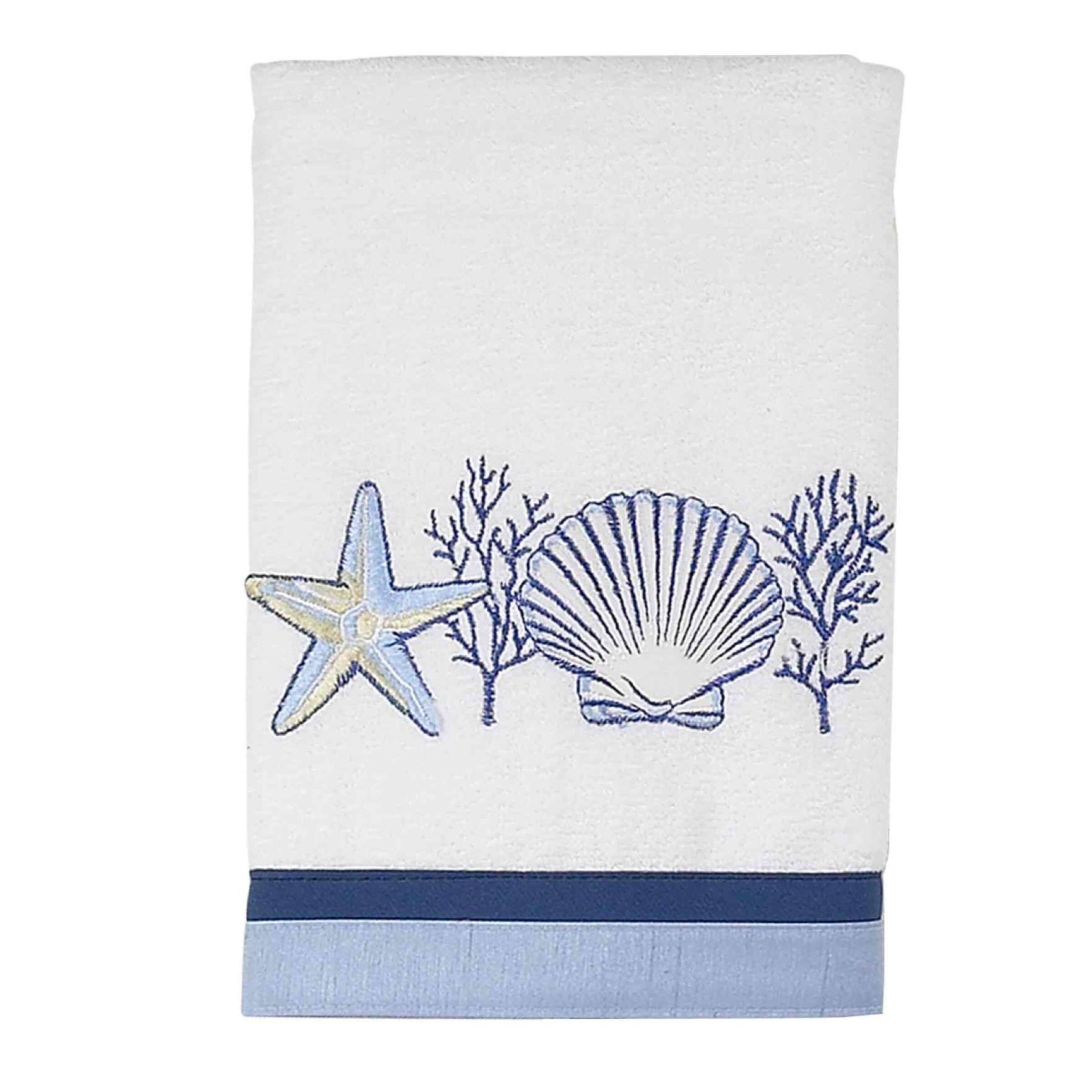 thumbnail image 2 of Decorative Bath Towels Avanti Linens Fingertip Towel - Antigua Collection, Soft Cotton Bath Towel Henley Shirt Men 2 of 14