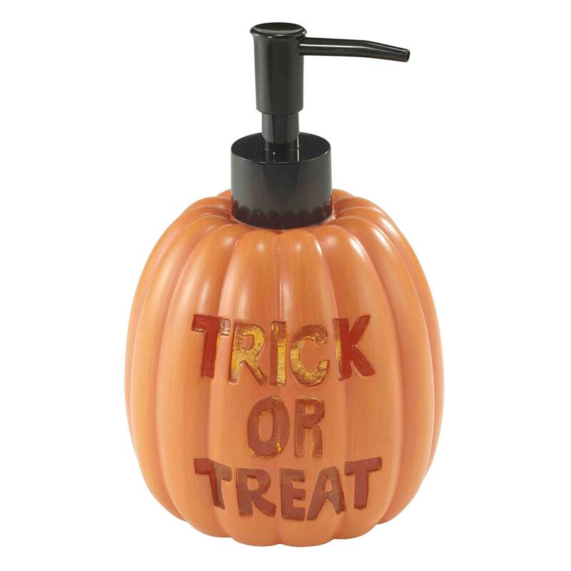 Avanti Linens Trick or Treat with Light Lotion Dispenser - Orange - Lotion Dispenser