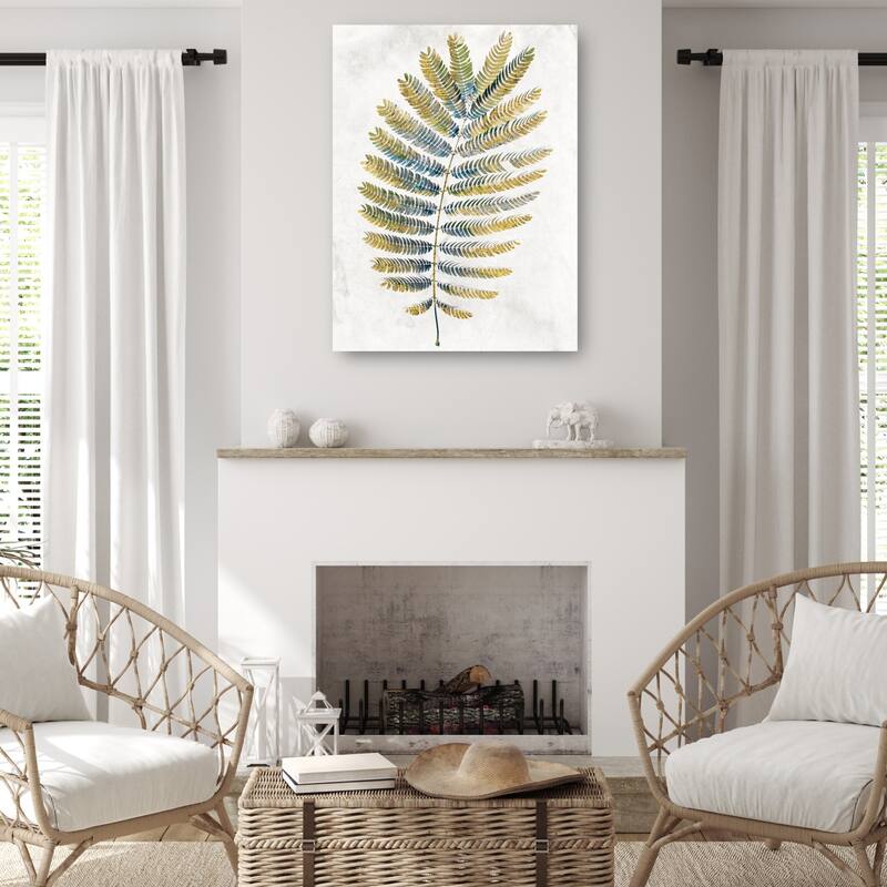 Opulent Ferns I By Studio Arts Canvas Art Print