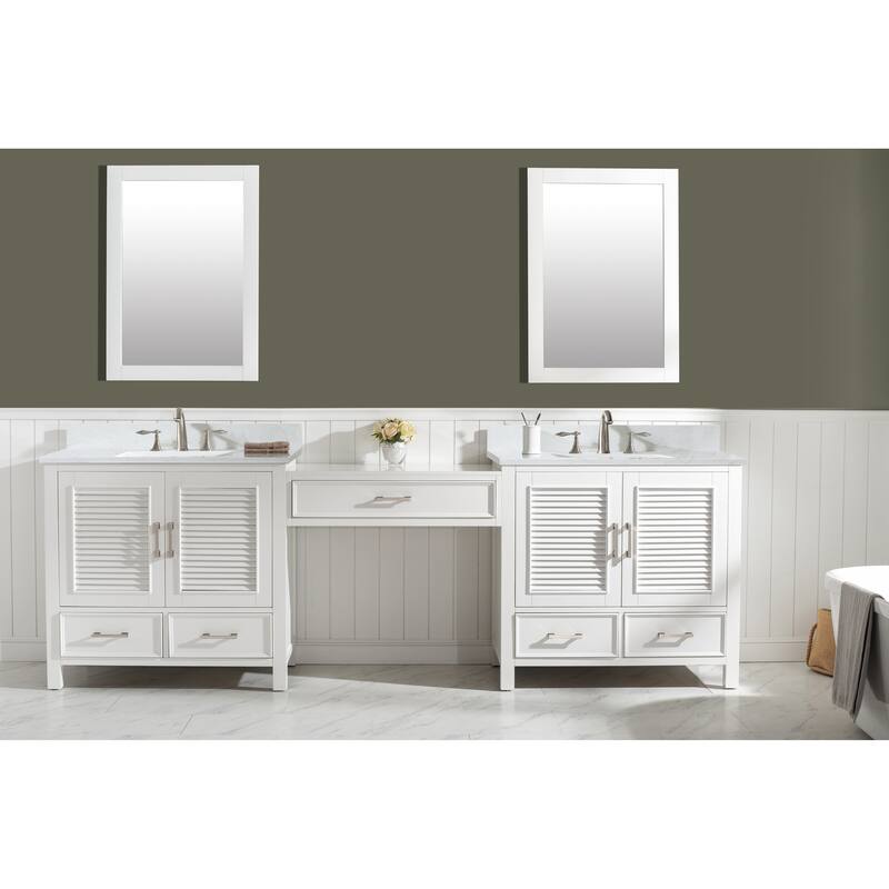 Estate 102" Double Sink Bathroom Vanity Modular Set
