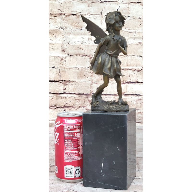 Fairy Daydream Bronze Sculpture Figure By French Artist Milo Hot Cast Figurine