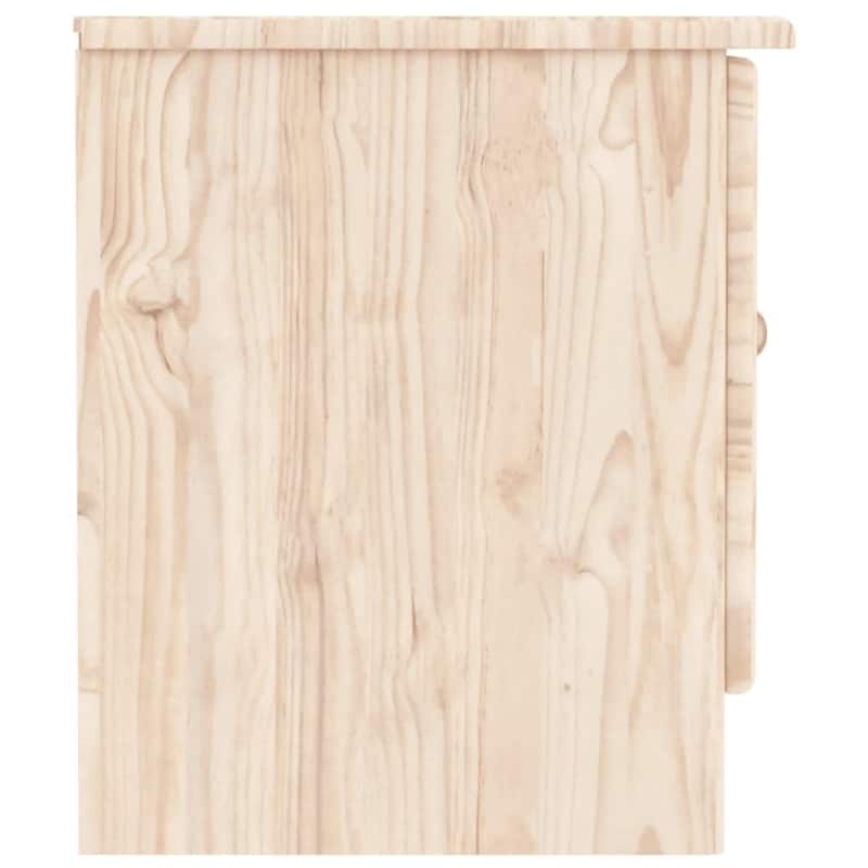 vidaXL TV Stand ALTA 44.1"x13.8"x16.1" Solid Wood Pine - 44.1" x 13.8" x 16.1"
