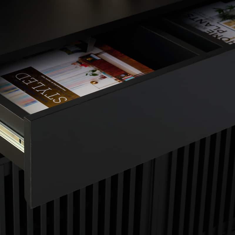 SAFAVIEH Home Quaid 1-Drawer 2-Door Nightstand.