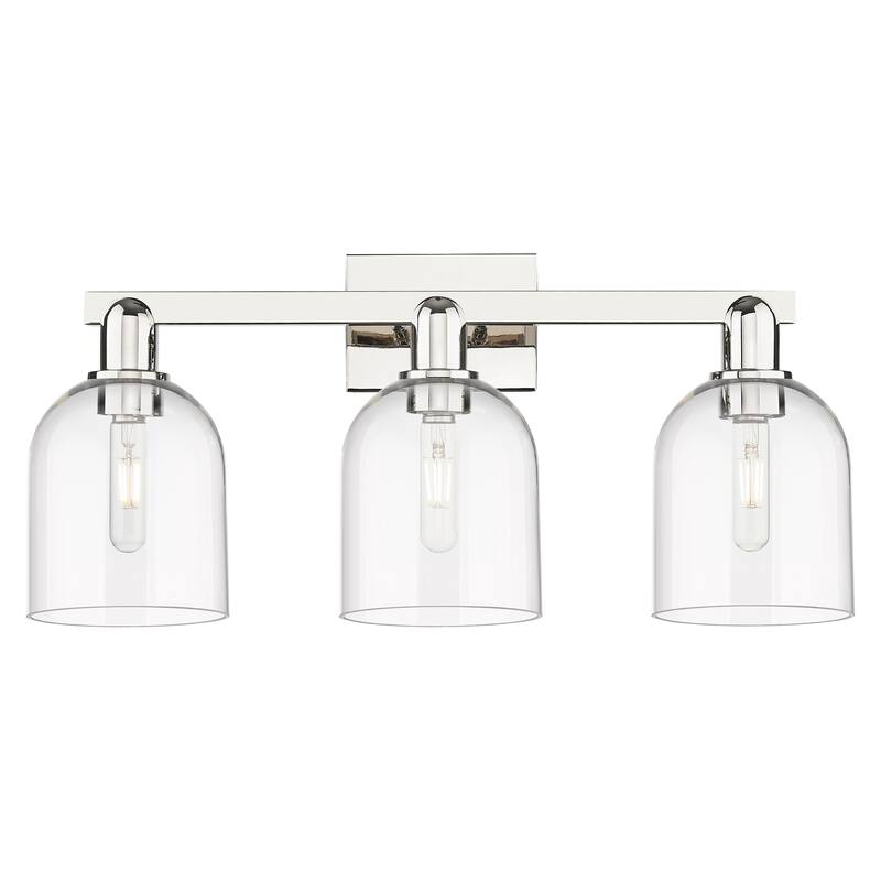 Innovations Lighting Endless Possibilities Arcadia - Bella - 3 Light 25" Bath Vanity Light - Clear/Polished Nickel