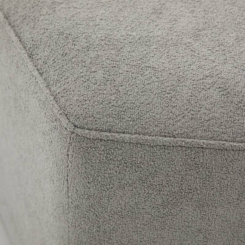 Christopher Knight Home - Nova Hexa Modern Upholstered Ottoman/ Foot Stool with Wooden Base