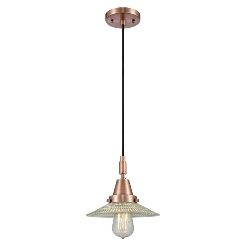 Innovations Lighting 447-1P-G2 Halophane 9" Wide Mini Pendant with
