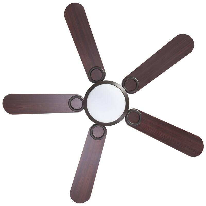 CO-Z 52" 5-Blade Reversible Ceiling Fan with LED Light and Remote
