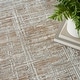 preview thumbnail 4 of 6, Nourison Home Texture Indoor only Beige Abstract Area Rug - 7' 10" x 9' 10"