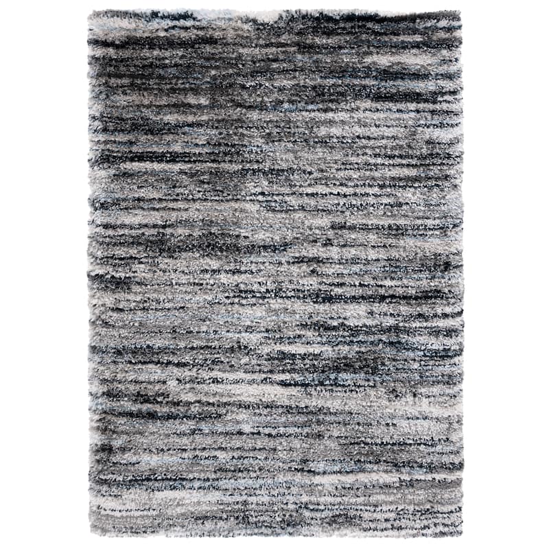 SAFAVIEH Cloud Shag Noemia Shag Rug - 4' x 6' - Grey/Blue