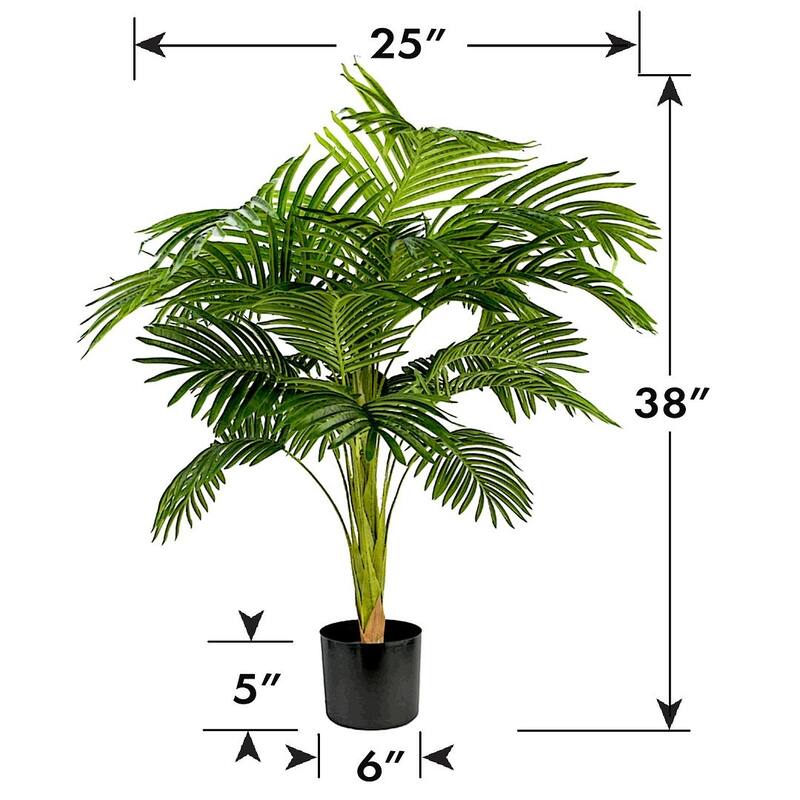 38-inch Artificial Palm Tree in Pot
