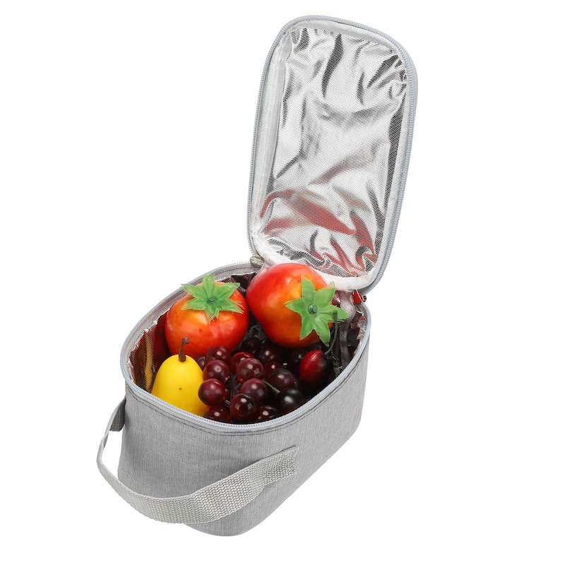 5"x4"x8" Insulated Lunch Bags Portable Bento Bags Food Containers Tote