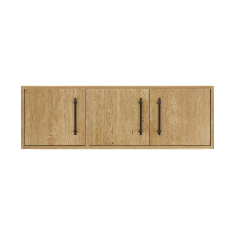 Victoria 42 Inches Top Cabinet Wall-Mounted (Right) - Oak Finish - Oak