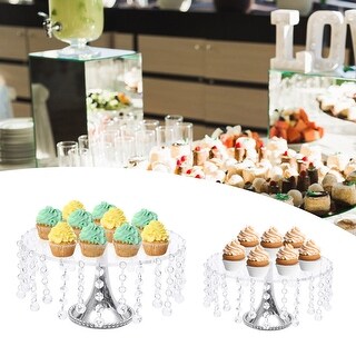 4-Piece Crystal Cake Rack Dessert Stand - Bed Bath & Beyond - 36555379