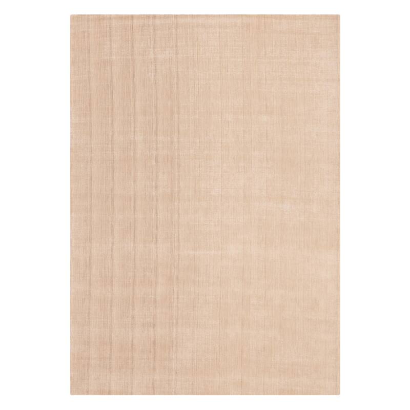 ECARPETGALLERY Hand Loomed Kashkuli Gabbeh Light Khaki Wool Rug - 6'9 x 9'7