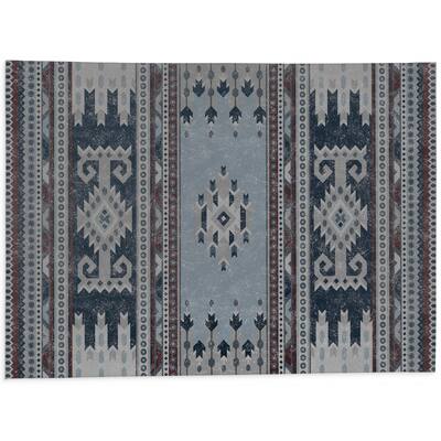 CHOYOTE BLUE Bath Rug By Kavka Designs