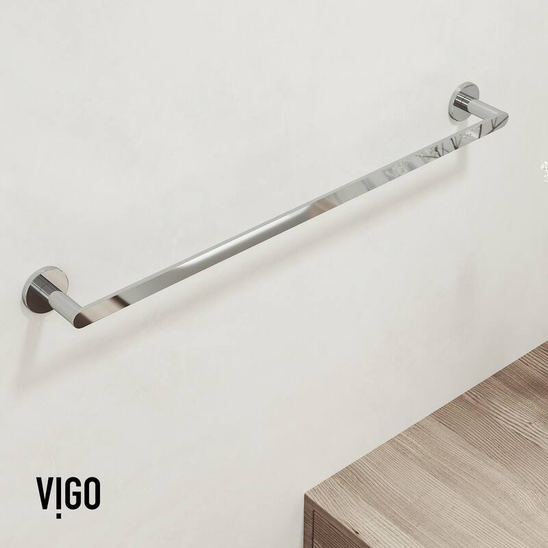 VIGO Arden 3-Piece Bathroom Hardware Accessory Set with 24 in. Towel Bar, Toilet Paper Holder, Hand Towel Holder
