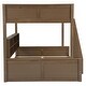 preview thumbnail 22 of 23, Wood Full XL over Queen Bunk Bed with Shelves, Storage Cabinets, USB Ports, Bunk Bed Frame w/Slats Support, No Box Spring Needed
