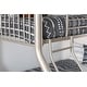 preview thumbnail 13 of 11, Linon Carlisle Twin Over Full Pewter Bunk Bed