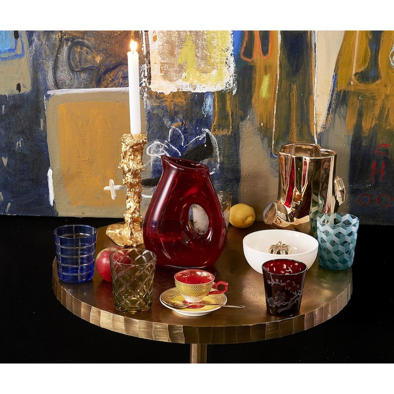 Drip Candle Holder Gold L