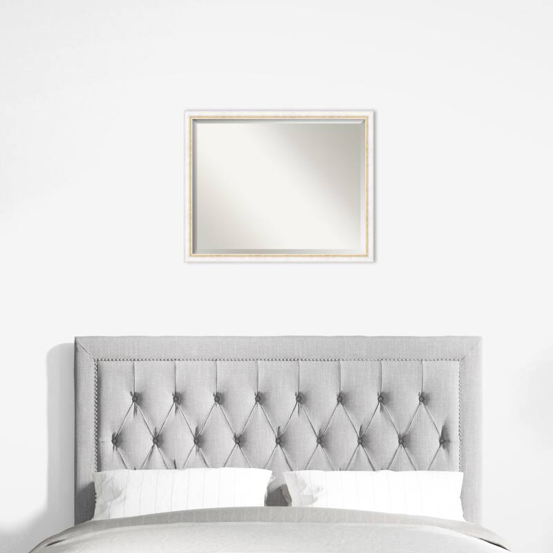 Morgan Beveled Wood Framed Wall Mirror