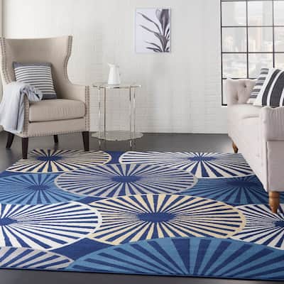 Nourison Grafix Modern Geometric Area Rug