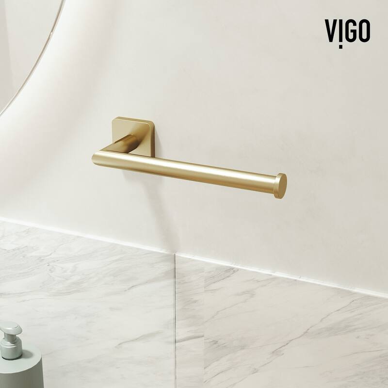 VIGO Satro 3-Piece Bathroom Hardware Accessory Set with 24 in. Towel Bar, Toilet Paper Holder, Hand Towel Holder