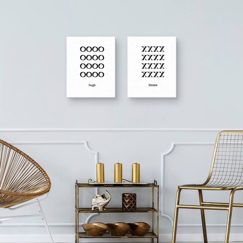 Hugs & Kisses by Design Lab Canvas Art Prints