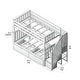 preview thumbnail 21 of 20, Max and Lily Twin over Twin Staircase Bunk Bed with Storage Drawers