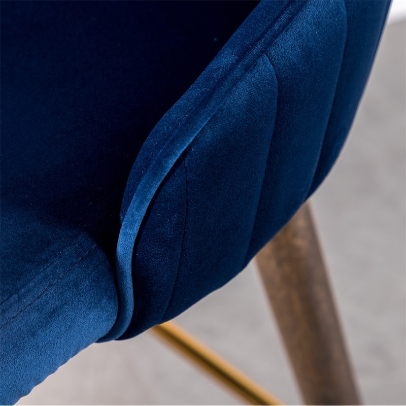 Fabric Upholstered Counter Height Wingback Stools (Set of 2)